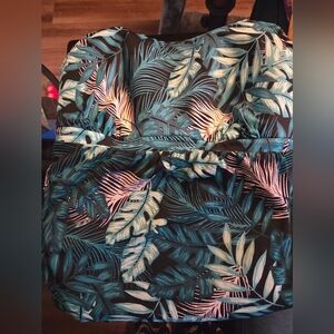 Cacique Swimwear Swimdress with Teal and Black Accents